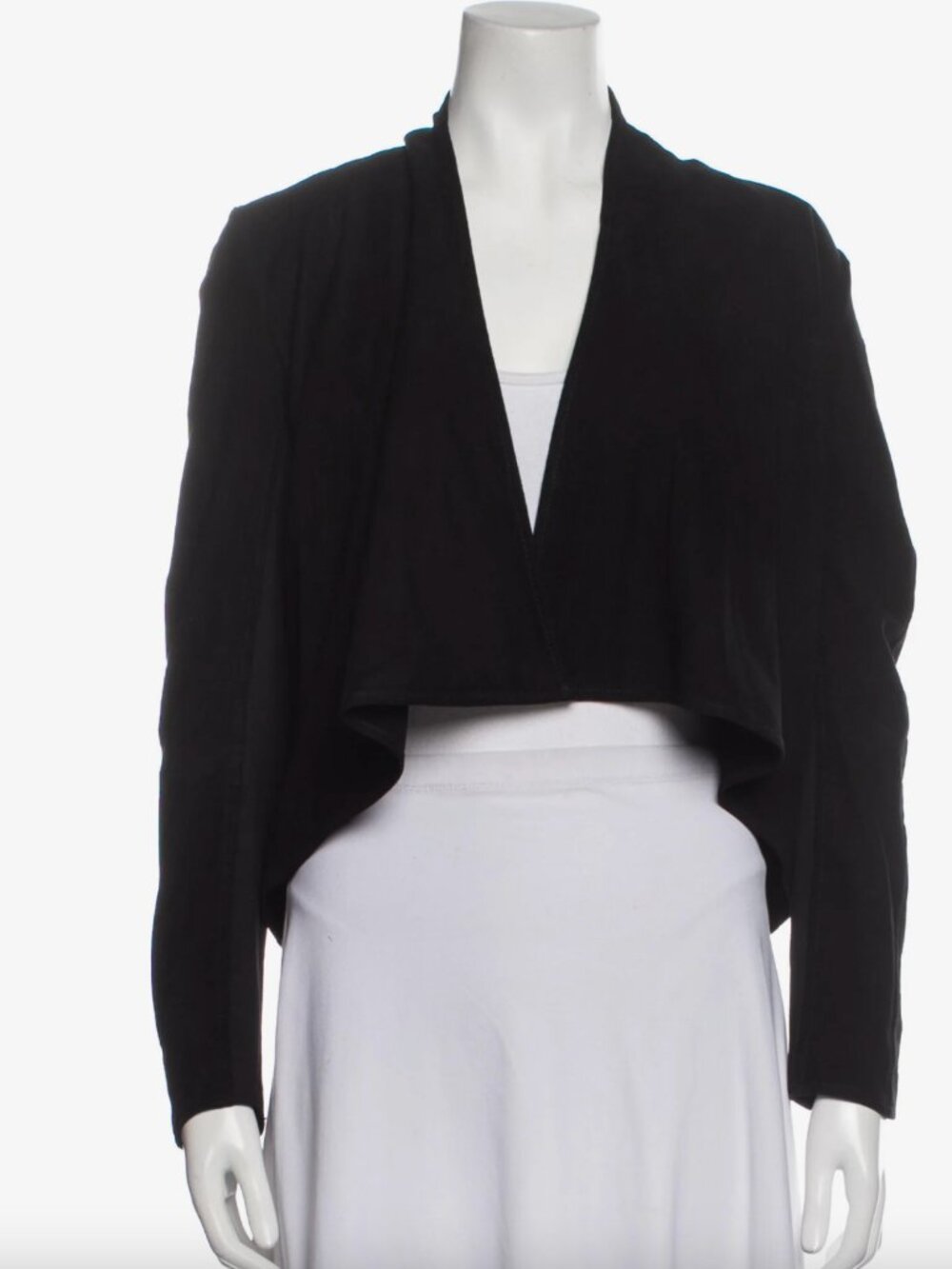 Like new Lamarque Genuine Suede Leather Bolero Jacket